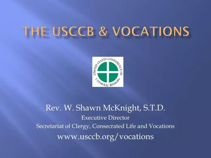 the usccb vocations