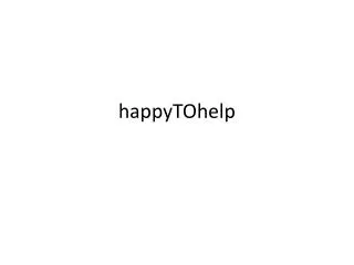 happyTOhelp
