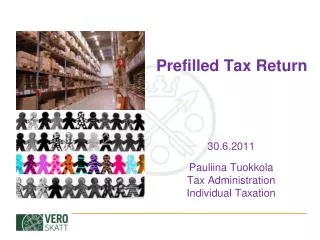Prefilled Tax Return