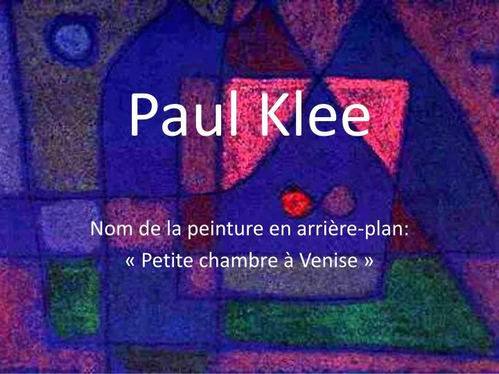 paul klee