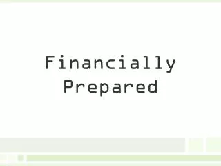 Financially Prepared