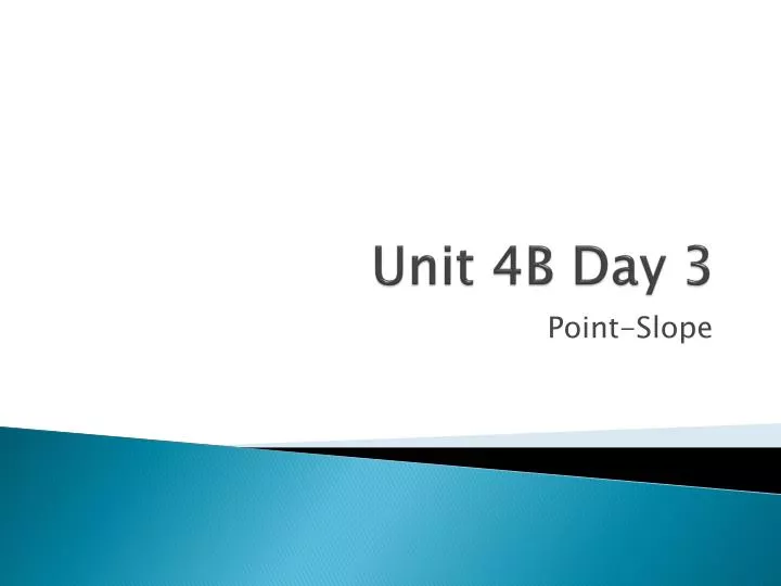 unit 4b day 3