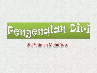 pengenalan diri