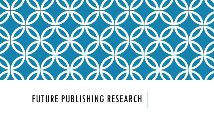 future publishing research
