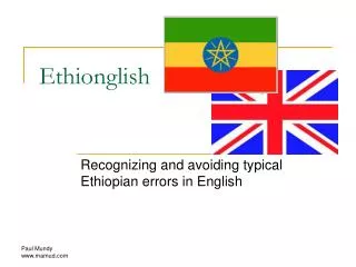 Ethionglish