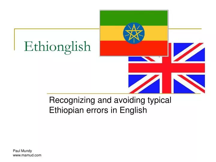 ethionglish