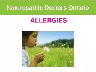 Naturopathic Doctors Ontario