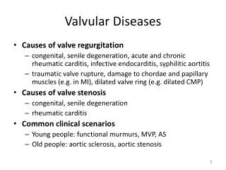 Valvular Diseases