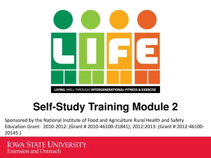 self study training module 2