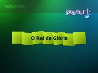 o rei da gl ria