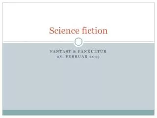 science fiction