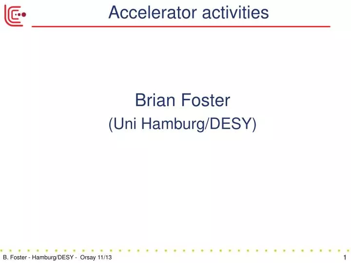 accelerator activities