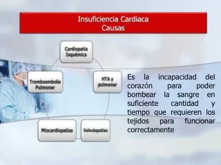 insuficiencia cardiaca causas
