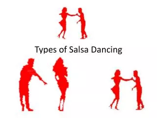 Types of Salsa Dancing