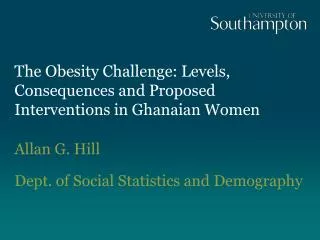 The Obesity Challenge: Levels, Consequences and Proposed Interventions in Ghanaian Women