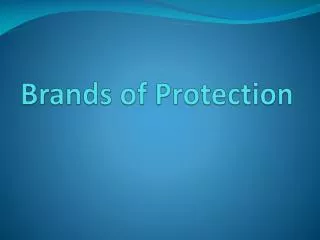 Brands of Protection