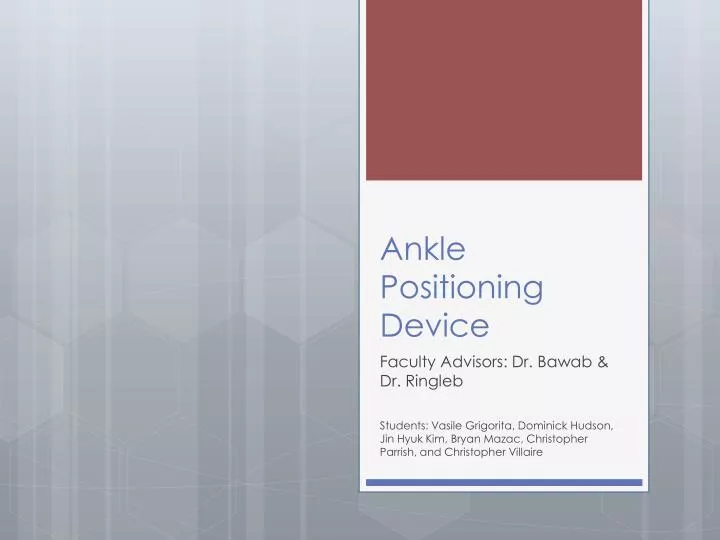 ankle positioning device