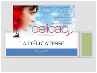 la d licatesse