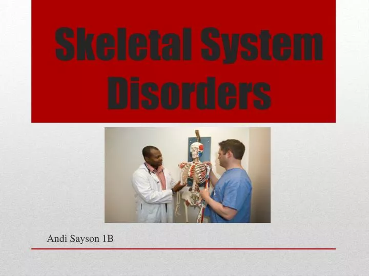 skeletal system disorders