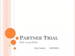 partner trial
