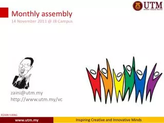 monthly assembly 14 november 2011 @ jb campus