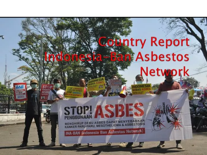 country report indonesia ban asbestos network
