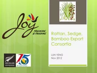 Rattan, Sedge, Bamboo Export Consortia