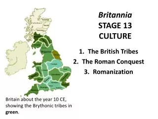 Britannia STAGE 13 CULTURE