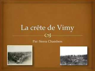 la cr te de vimy