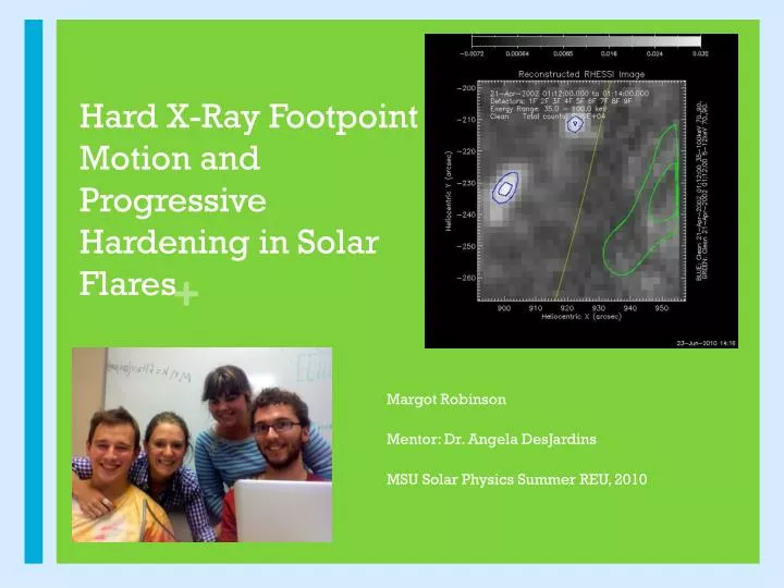 hard x ray footpoint motion and progressive hardening in solar flares