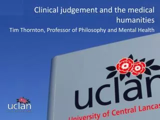 Clinical judgement and the medical humanities