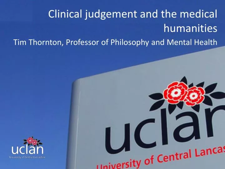 clinical judgement and the medical humanities