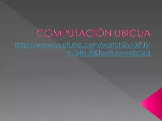 computaci n ubicua
