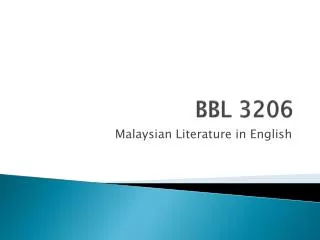 BBL 3206