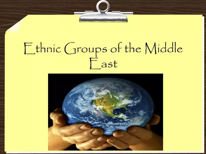 ethnic groups of the middle east