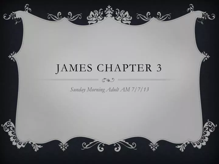 james chapter 3