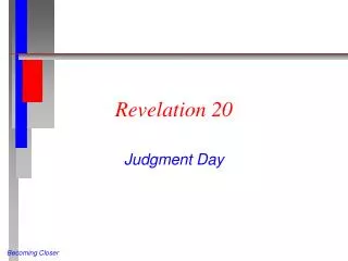 Revelation 20