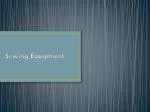 Sewing Equipment - slide 1