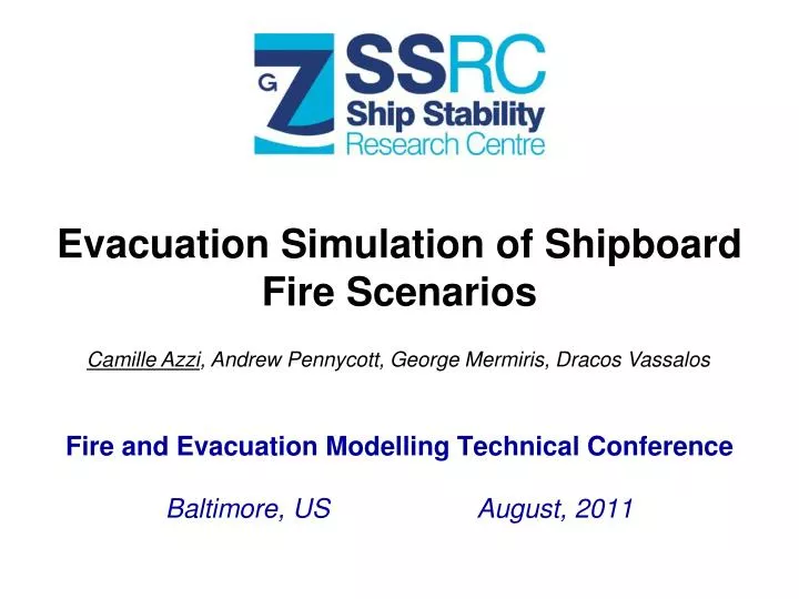 evacuation simulation of shipboard fire scenarios