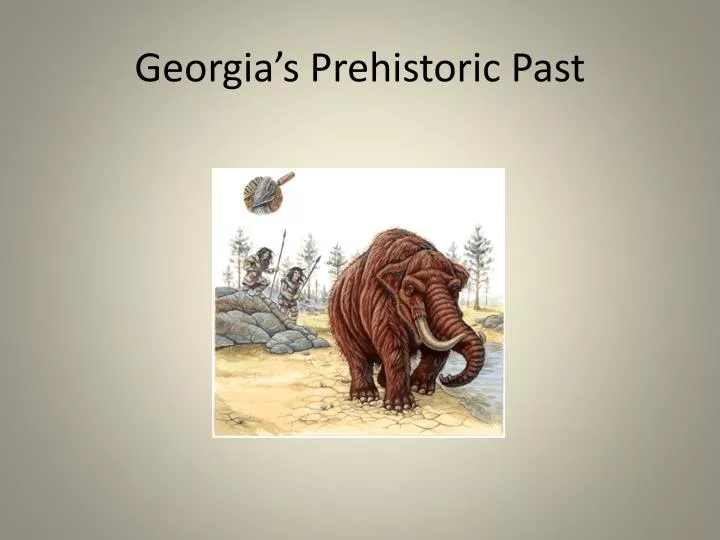 georgia s prehistoric past