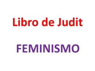 libro de judit