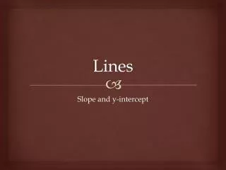 lines