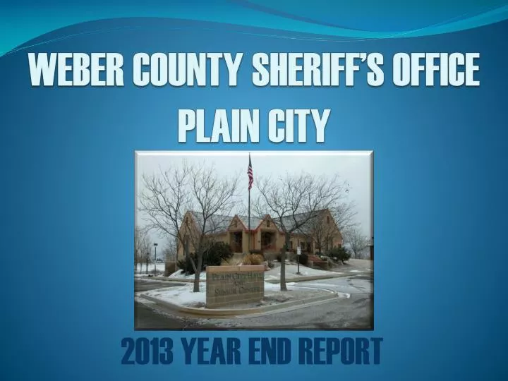 weber county sheriff s office plain city