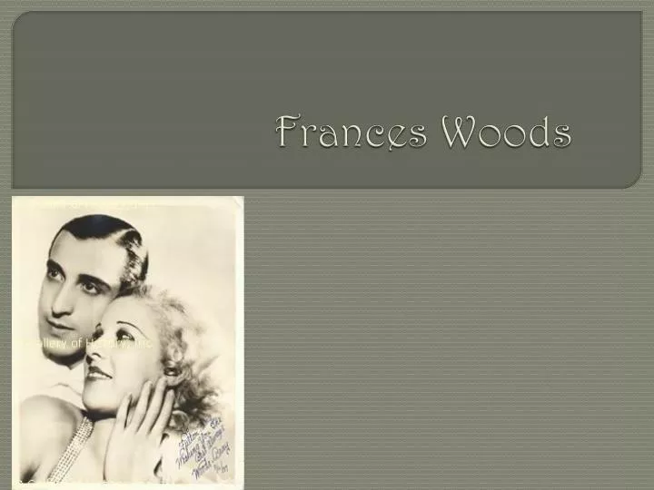 frances woods