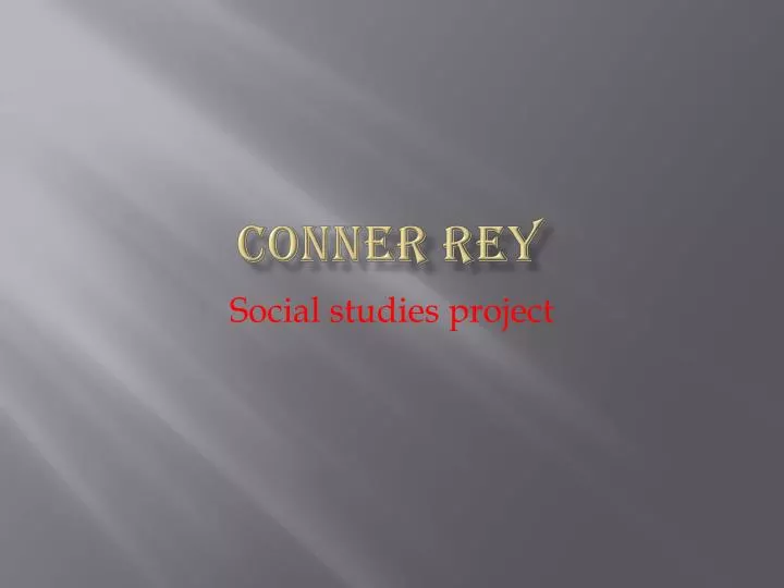 conner r ey