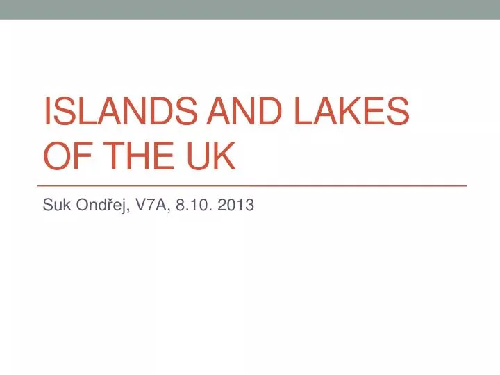 islands and lakes of the uk