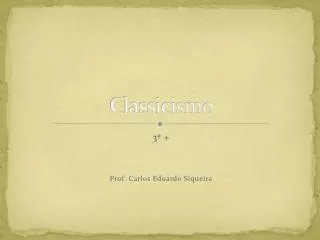 classicismo