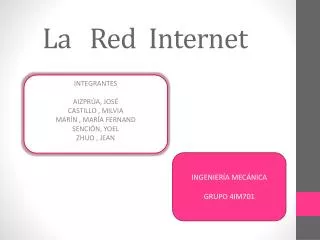 la red internet