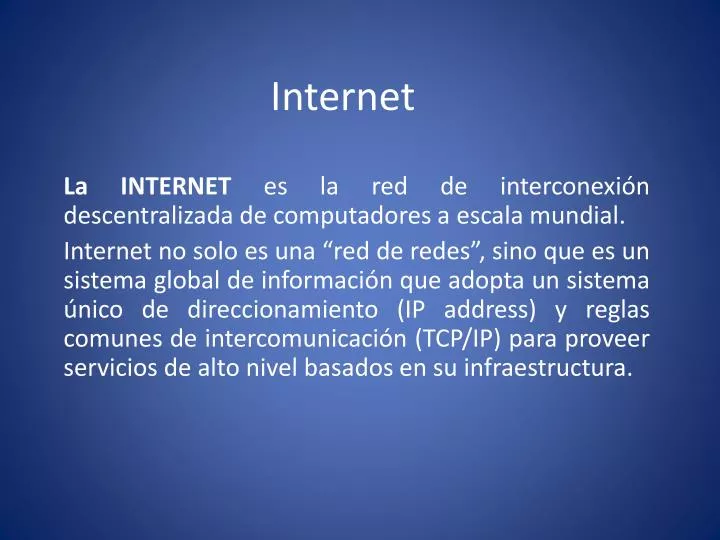 internet