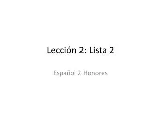 lecci n 2 lista 2